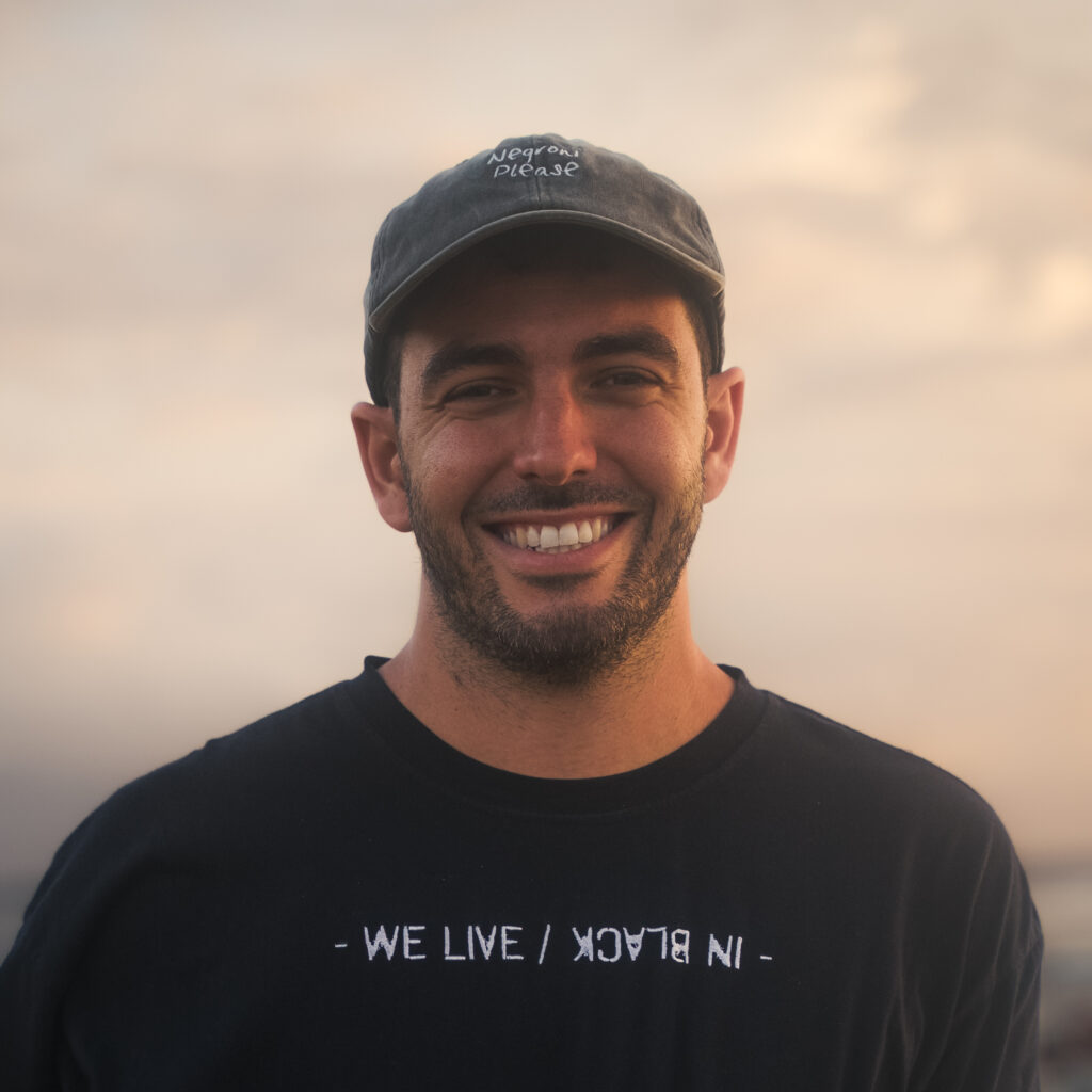 Filmmaker Luca Epifani, director of the short documentary on Japanese calligraphy artist Madara